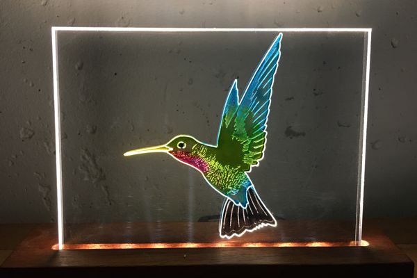 Hummingbird light impression lamp